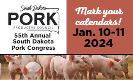 South Dakota Pork Congress Jan. 10-11, 2024