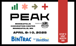BinTrac scheduled to exhibit at PEAK, Minneapolis, MN